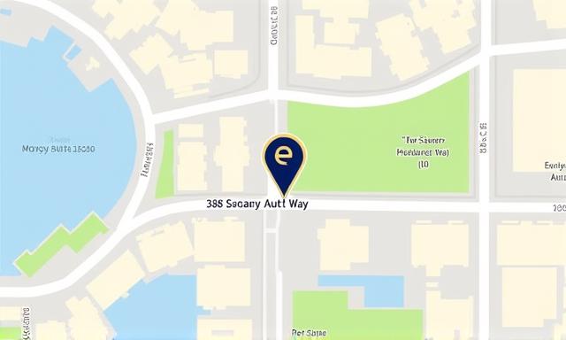 A map showing the location of Estuary Auto Spa at 88 Sungei Kadut Way.